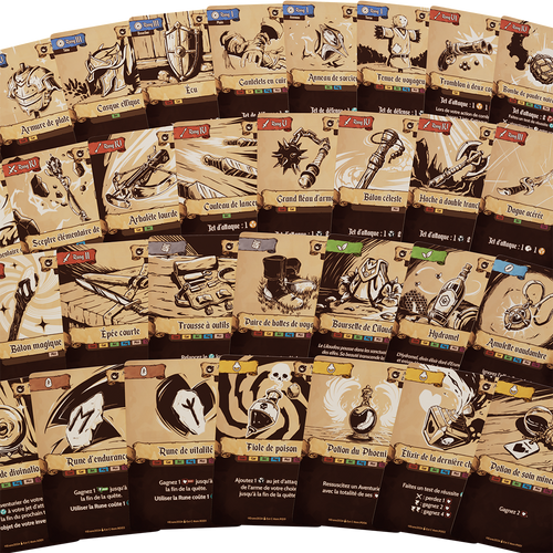 Erune - Cartes objets communs