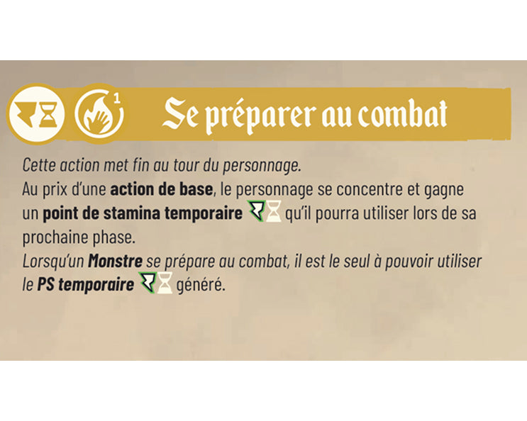 Préparation au combat