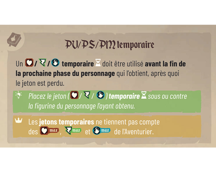 PV / PS / PM temporaires