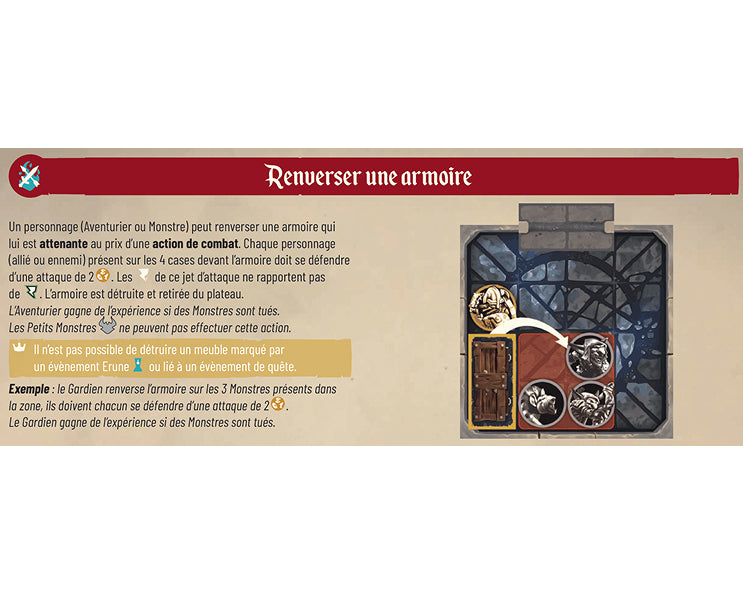 Renverser une armoire